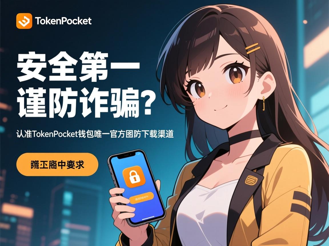 安全第一，谨防诈骗，认准TokenPocket钱包唯一官方网站下载渠道