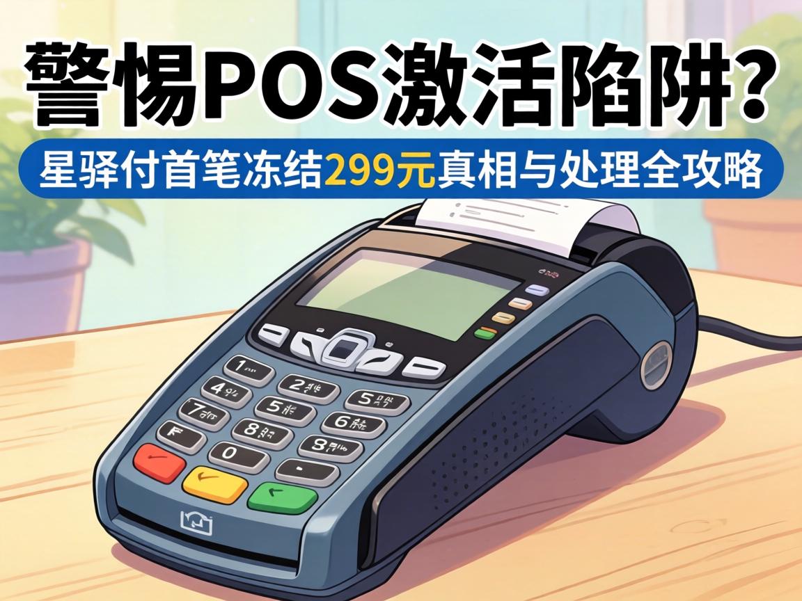 警惕POS机激活陷阱？星驿付首笔冻结299元的真相与处理全攻略