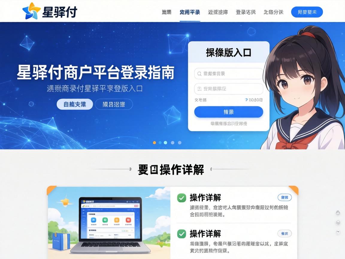 星驿付商户平台登录指南,网页版入口及操作详解